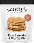 Keto Pancake & Waffle Mix - Gluten Free Pancake and Waffle Mix - 0g Net Carbs Per Serving - - No Nut Flours - Non-GMO - Easy to Make 8 Pancakes (9.0 oz) - Single Pack