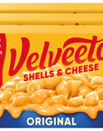 Velveeta Shells & Cheese Original Shell Pasta & Cheese Sauce Meal (3 ct Pack, 12 oz Boxes)