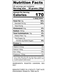 Oven Dry Roasted Fancy Cashews with Sea Salt48 oz 3 lb  Whole Cashews  No Oil  No PPO  Vegan and Keto Friendly  Made from Natural Cashews