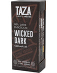 Taza Chocolate Organic Wicked Dark 95 Dark Bar Variety Pack Bundle 25 oz 4 count Vegan