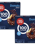 Generic Chocolate Fiber One 100 Calorie Donuts Snack Treat 3g Sugar 4 Count 328 oz 2 Pack Simplycomplete Bundle  Snacking Kids Gym Hiking School Office or Gifts  Friends Family