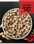 Wonderful Pistachios In Shell Sweet Chili 14 Ounce Bag Protein Snack Onthe Go Snack