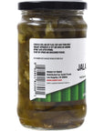 Sadaf Pickled Jalapeno Peppers  Slice Pickled Jalapeño Peppers for Cooking and Food Flavoring  Kosher  105 Oz Jar