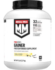 Muscle Milk Gainer Protein Powder, Vanilla Creme, 32g Protein, 5 Pound