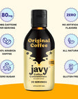 Javy Coffee Concentrate  Cold Brew Coffee Perfect for Instant Iced Coffee Cold Brewed Coffee and Hot Coffee 35 Servings  Original