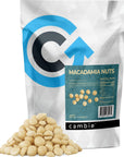 Premium Raw Macadamia Nuts by Cambie  2 lb of Unsalted Macadamia Nuts  NonGMO Large and Fresh  Perfect Snack for Your Health and Taste Buds 2 lb