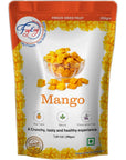 FZYEZY Natural Freeze Dried Mango Fruit for Kids and Adults | Camping Vegan Snacks Ready to Eat | Survival Food |Freeze-Dried Fruits Cubes|Pantry Groceries dehydrated Snacks (Mango, 200 gm)