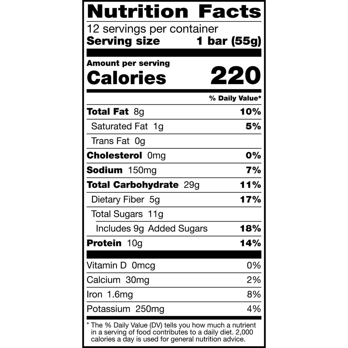 RXBAR Nut Butter and Oat Protein Bars Protein Snacks Snack Bars Blueberry Cashew Butter 232oz Box 12 Bars