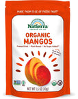 NATIERRA Organic FreezeDried Mangos  USDA Organic NonGMO  Vegan  Gluten Free No Additives No Sugar Added  15 Ounce Pack of 1