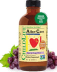 CHILDLIFE ESSENTIALS Aller-Care - Kids Immune Support, Contains Herbal Extracts, Antioxidants & Phytonutrients, Immune Defense Formula, Allergen-Free, Non-GMO - Natural Grape Flavor, 4 Fl Oz Bottle