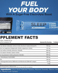 Keto Vitals Sleep Drink Electrolyte Sleep Powder Packets - Fast-Acting Sleep Blend of Melatonin 3mg, GABA, L-Theanine, & Ashwagandha - Elderberry, 30 Count