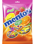 Mentos Fruit 150 Single Serve Pillow Packs 405g 143oz Large Bag