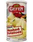 Gefen Instant Idaho Mashed Potatoes 10oz Resealable Canister Dairy Free Gluten Free No MSG