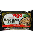 Vigo Authentic Black Beans  Rice Low Fat 8oz Black Beans  Rice Pack of 12