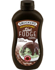 Smuckers Hot Fudge Topping 155 Ounces Pack of 6 Microwavable Squeeze Bottle