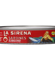 La Sirena Sardines in Tomato Sauce Oval Can 15 oz