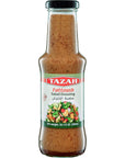 Tazah Fattoush Salad Dressing 10.1 Fl Oz - 300ml Mediterranean Pomegranate Molasses Garlic Sumac Marinade Sauce