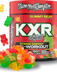 K-XR Pre-Workout Energy Powder | Intense Energy Pre-Workout Drink for Men and Women| Creatine Free | Improves Performance - Enhanced Focus & Increased Endurance | 30 Servings (Gummy Bear)