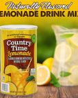 Powdered Lemonade Drink Mix CountryTime Refreshing Lemonade Mix Powder Drink with Other Natural Flavor  Packaged in Resealable Canister with Easy Measure Scoop 5lb Bucket 2 Pack Total 103lb