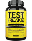 Pharmafreak Test Freak Hybrid Vitamin Mineral Supplement - Ultimate Testosterone Booster - 120ct - USA Formula - 30 Day Supply