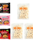 Samyang Hot Chicken Buldak Ramen 3 Flavor with Korean Rice Cake Tteokbokki Stick  Rapokki Stir Fried Ramen Noodle with Tteokbokki Value Pack MAKE YOUR OWN DISH