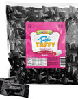 Black Foils Chewy Filled Sweet and Sour Candy 1Pound Bag of Black Color Themed Kosher Candies Individually Wrapped Cherry FruitFlavored Taffies NET WT 454g About 112 Pieces