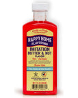 Happy Home Imitation Butter & Nut Flavoring, Non-Alcoholic, Certified Kosher, 7 oz.