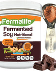 FERMALIFE USDA Organic Fermented Soy Nutritional Beverage  Mix 56oz 20 Servings NonGMO Vegan PlantBased Nutrients for Your Gut Bacteria