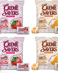 Creme Savers Strawberries and Oranges Creme Savers Hard Candy | 12 OZ Total - 4 bags