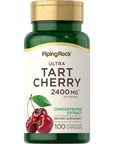 Piping Rock Tart Cherry Extract Capsules 2400 mg | 100 Count | Concentrated Supplement | Non-GMO, Gluten Free