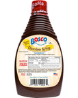 Bosco Sugar Free Chocolate Syrup 18oz  Kosher for Passover  No High Fructose Corn Syrup