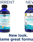 Nordic Naturals Ultimate Omega Xtra Liquid, Lemon Flavor - 8 oz - 3400 mg Omega-3 + 1000 IU Vitamin D3 - Omega-3 Fish Oil - EPA & DHA - Brain, Heart, Joint, & Immune Health - Non-GMO - 48 Servings