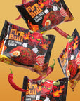 Fire Bull Ramen Intense Spicy StirFried Ramen  Authentic Korean Heat Meets Flavorful Delight  Thick Chewy Noodles  Quick  Easy Meal 4 Pouches