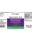 Natrol Alpha Lipoic Acid Capsules, Antioxidant Protection, ALA, Helps Protect Against Cellular Oxidation and Age-Related Damage, Whole Body Cell Rejuvenation, 300mg, 50 Count