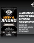 PMD Methyl Andro Hardcore - Support Testosterone for Lean Muscle & Strength Gains-Weightlifting and Workout Performance- Dietary Supplement (90 Capsules)