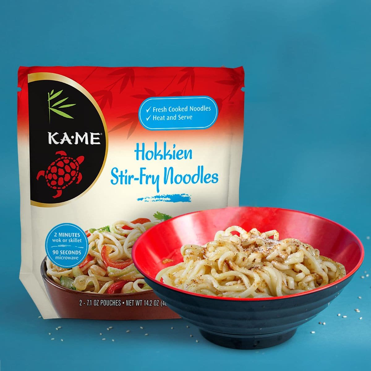 KaMe Stir Fry Noodles Hokkien 142 Ounce Pack of 6