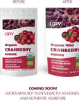 Wild Organic Freeze Dried Cranberry Powder 6 Oz 35Day Supply from Nordic Forests No Added Sugar