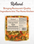 Roland Foods Chicago Style Mild Giardiniera Italian Pepper Relish Sourced in the USA 56Ounce Pouch