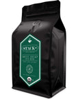 Organic Swiss Water Process Decaf Cold Brew Coffee Coarse Ground 1 LB  Dark Roast Coarse Grind  Doesnt Taste Like Decaf  100 Arabica Single Origin Beans  By Stack Street