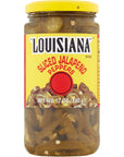 Louisiana Brand Sliced Jalapeno Peppers 12 Ounce Glass Jar Pack of 2