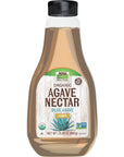 NOW Foods, Certified Organic Light Agave Nectar, Blue Agave, Certified Non-GMO, Low-Glycemic Sweetener, Kosher, 23.2-Ounce