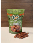 Magic Bavarian Cinnamon Roasted Almonds 10 oz  Sweet GlutenFree Vegan Nuts Made in the USA