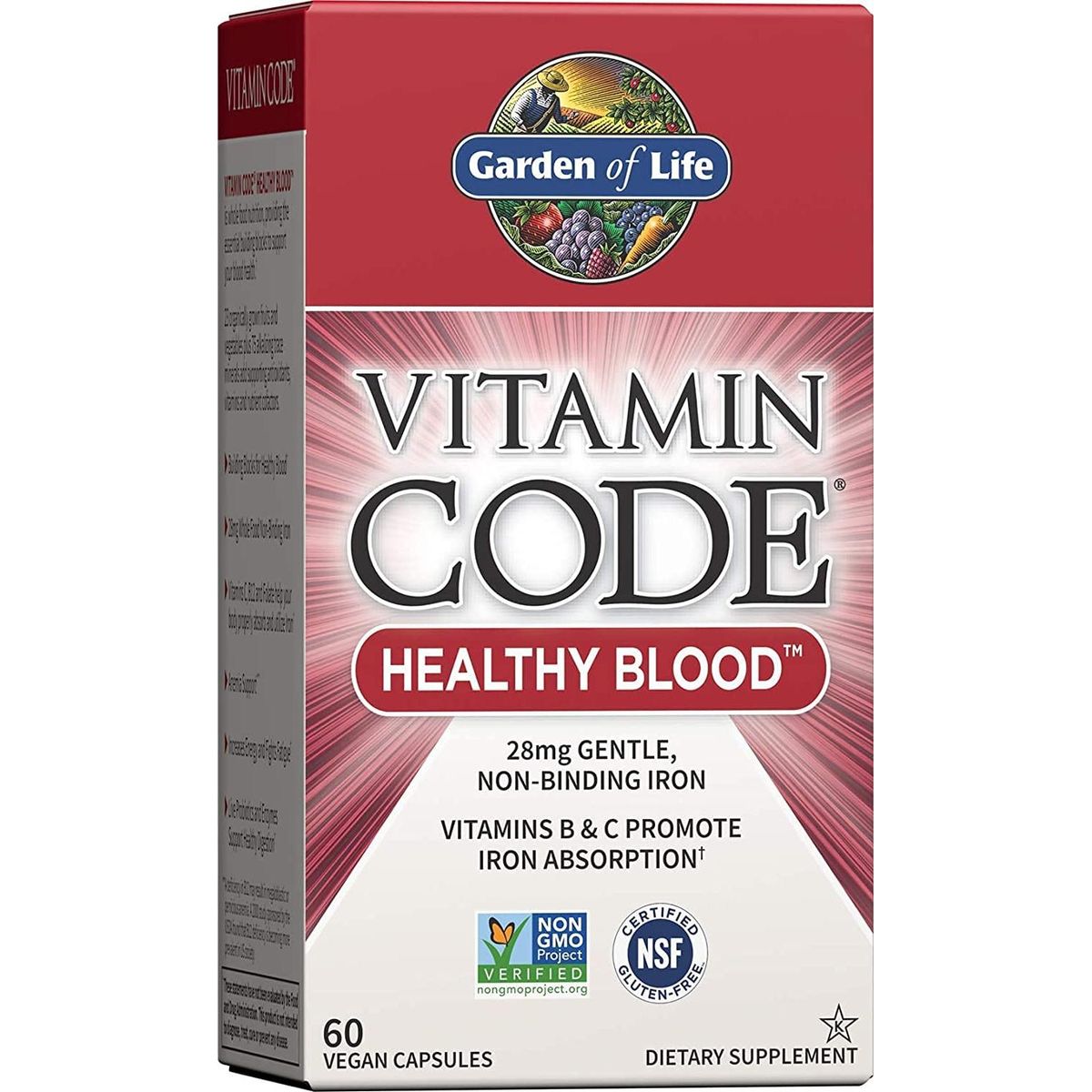 Vitamin Code Healthy Blood 60ct Capsules