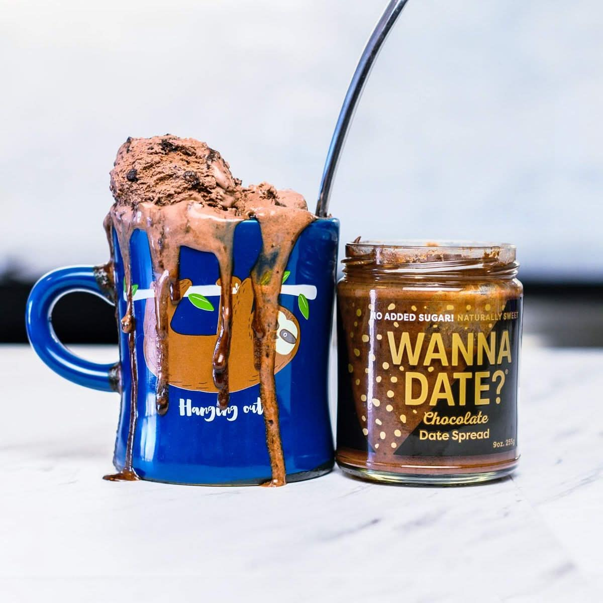 Wanna Date Chocolate Date Spread Vegan Paleo Friendly GlutenFree DairyFree NonGMO No Added Sugar Low Calorie Kosher Certified Healthy Sugar Substitute Sugar Free Alternative 2 Jars