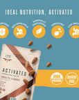 Living Intentions Activated Sprouted Nuts Unsalted Almonds Gluten Free Vegan Paleo 6 Ounce