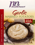 HealthSmart High Protein Instant Creamy Garlic Mashed Potatoes  Low Carb Low Fat Low Calorie Mashed Potatoes  GlutenFree Quick  Easy Meal  Portion Controlled Servings 7 Count Box