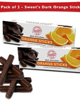 Sweets Dark Orange Sticks Pack of 2