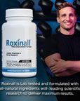 Roxinall Stamina Pills for Men - Made with L Arginine & Maca - Enhance Performance & Endurance, Build Stamina Feel Stronger, 60 Capsules