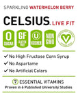 CELSIUS Sweetened Non-Carbonated Fitness Drink - 12oz. Slim Can (Pack of 12)