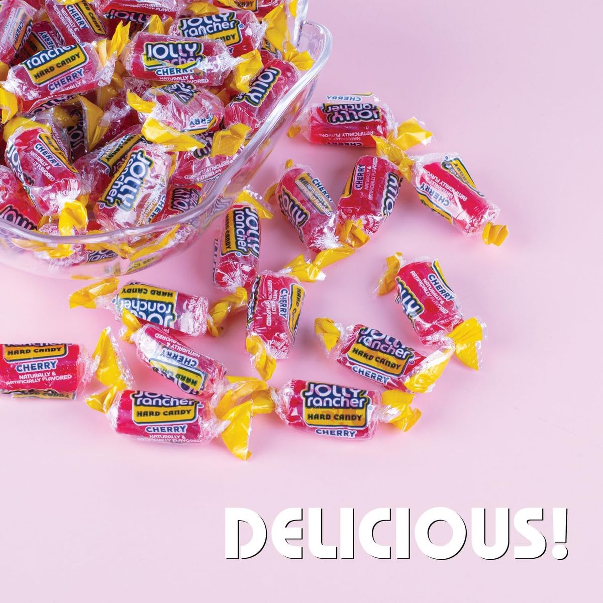 Jolly Ranchers Hard Candy  15 lb Fruit Flavored Candy Made with Real Juice for Easter Birthday Candy Cherry  Gluten Free Hard Candy Individually Wrapped Bag